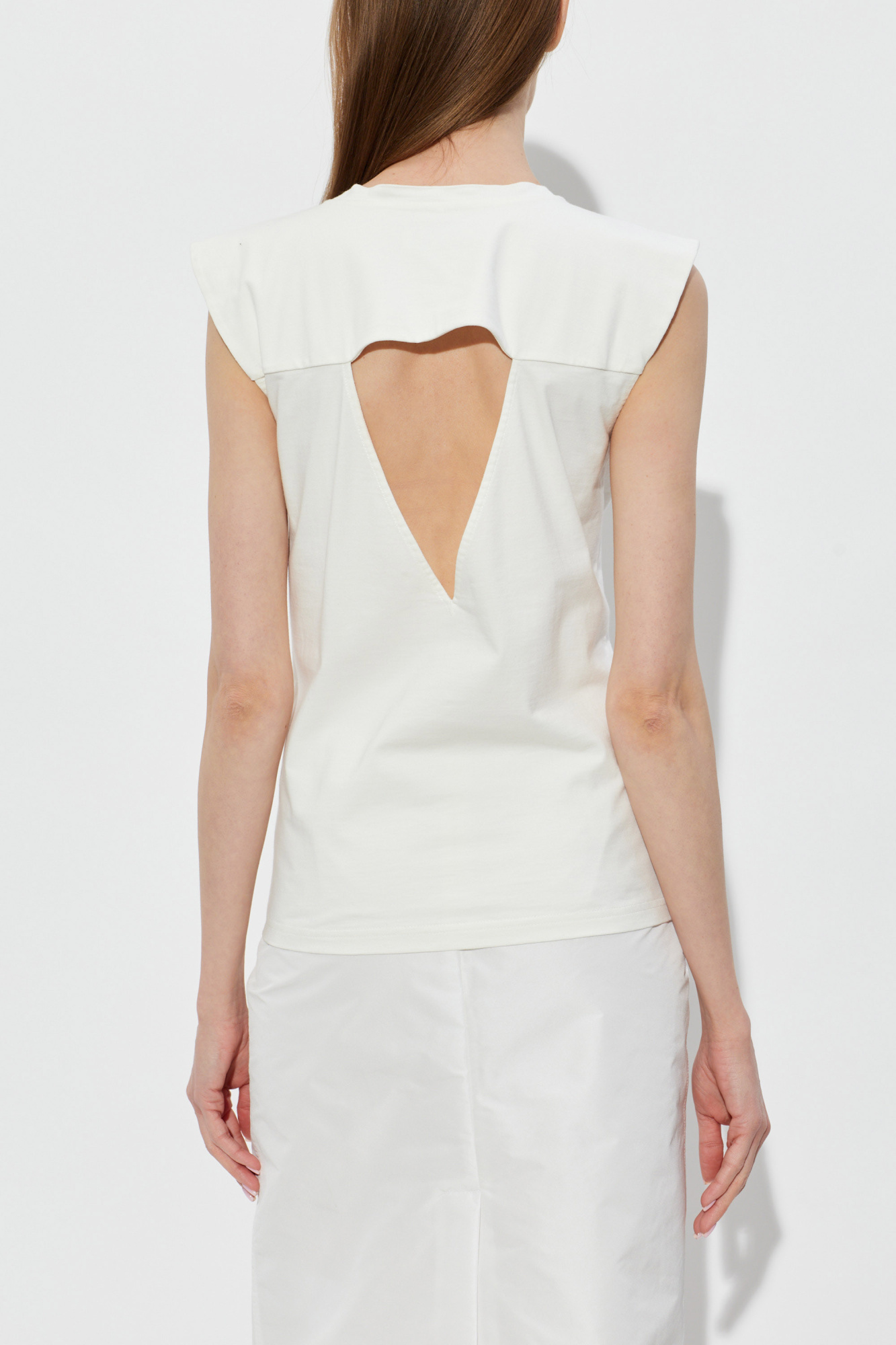 トップス JILSANDER design tops White Cotton top JIL SANDER - Vitkac Canada